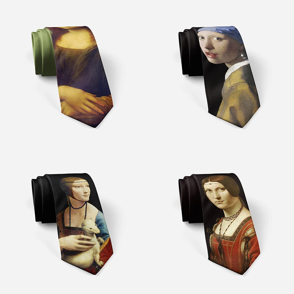 Галстук мона лиза для мужчин и женщин - Фотография_4