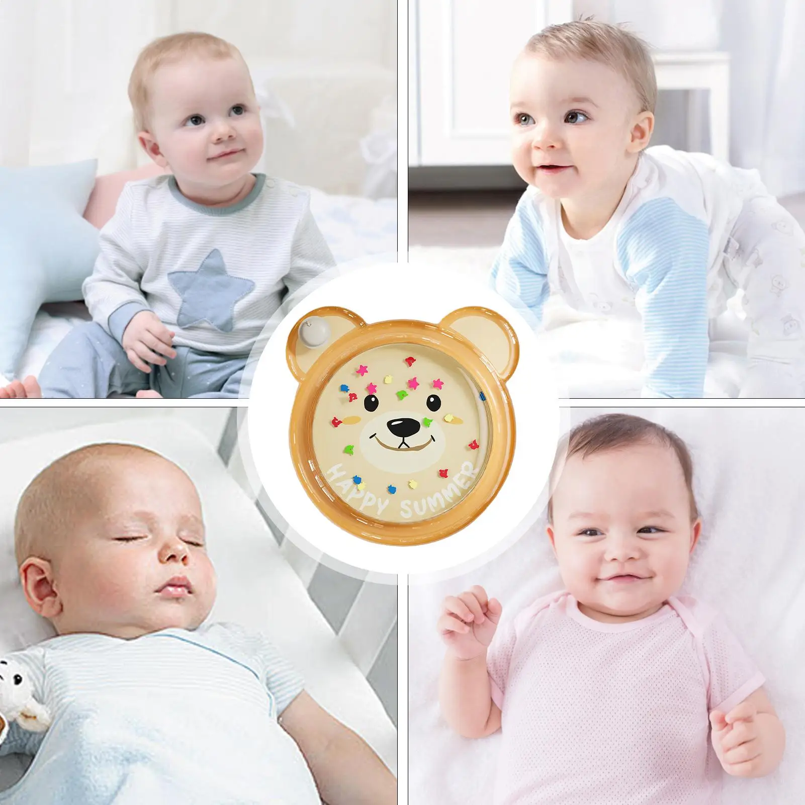 80 см надувной детский водный игровой коврик для младенцев - Фотография_6