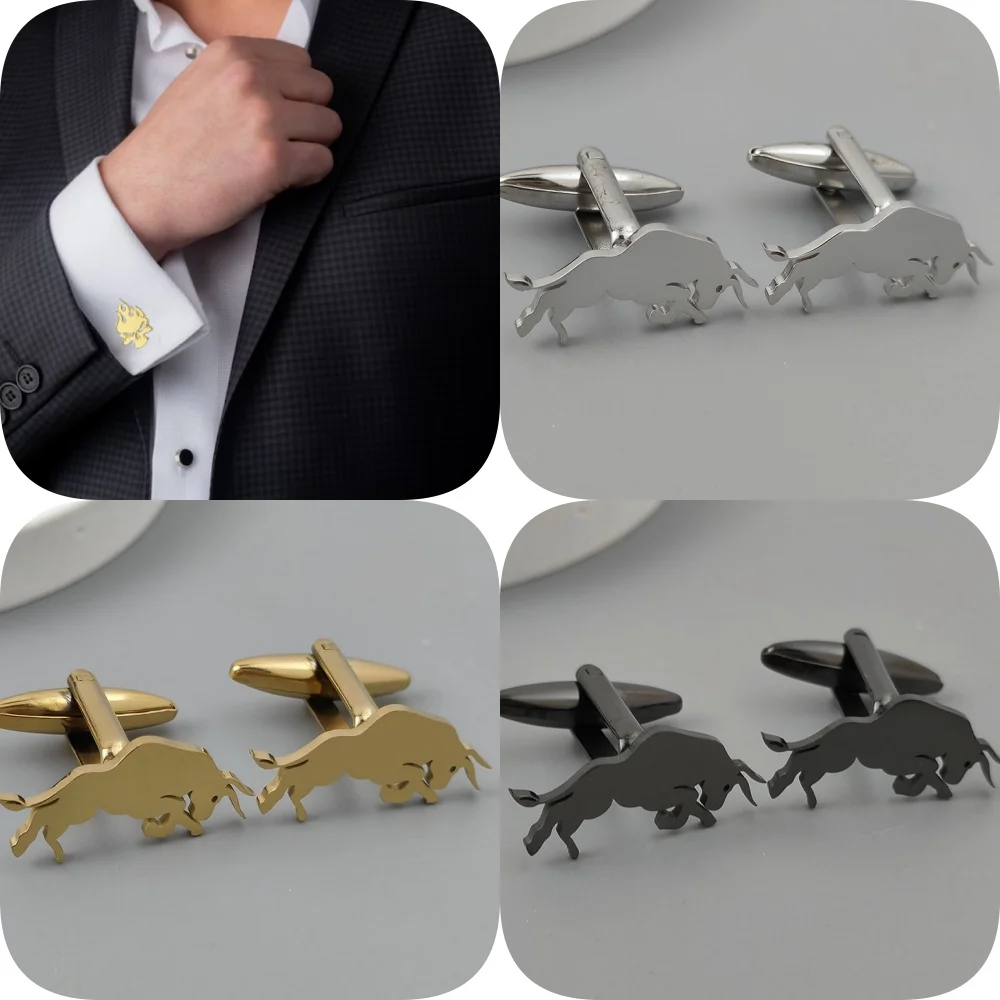 Новые запонки из нержавеющей стали big bull