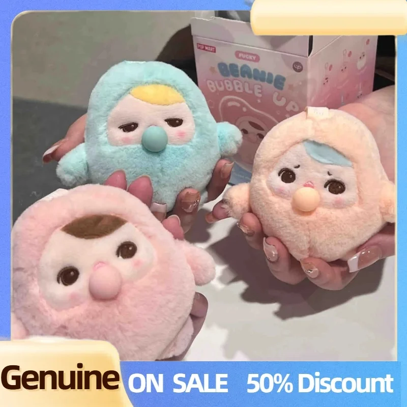 Подлинная шапочка popmart pucky beanie bubble up series - Фотография_4