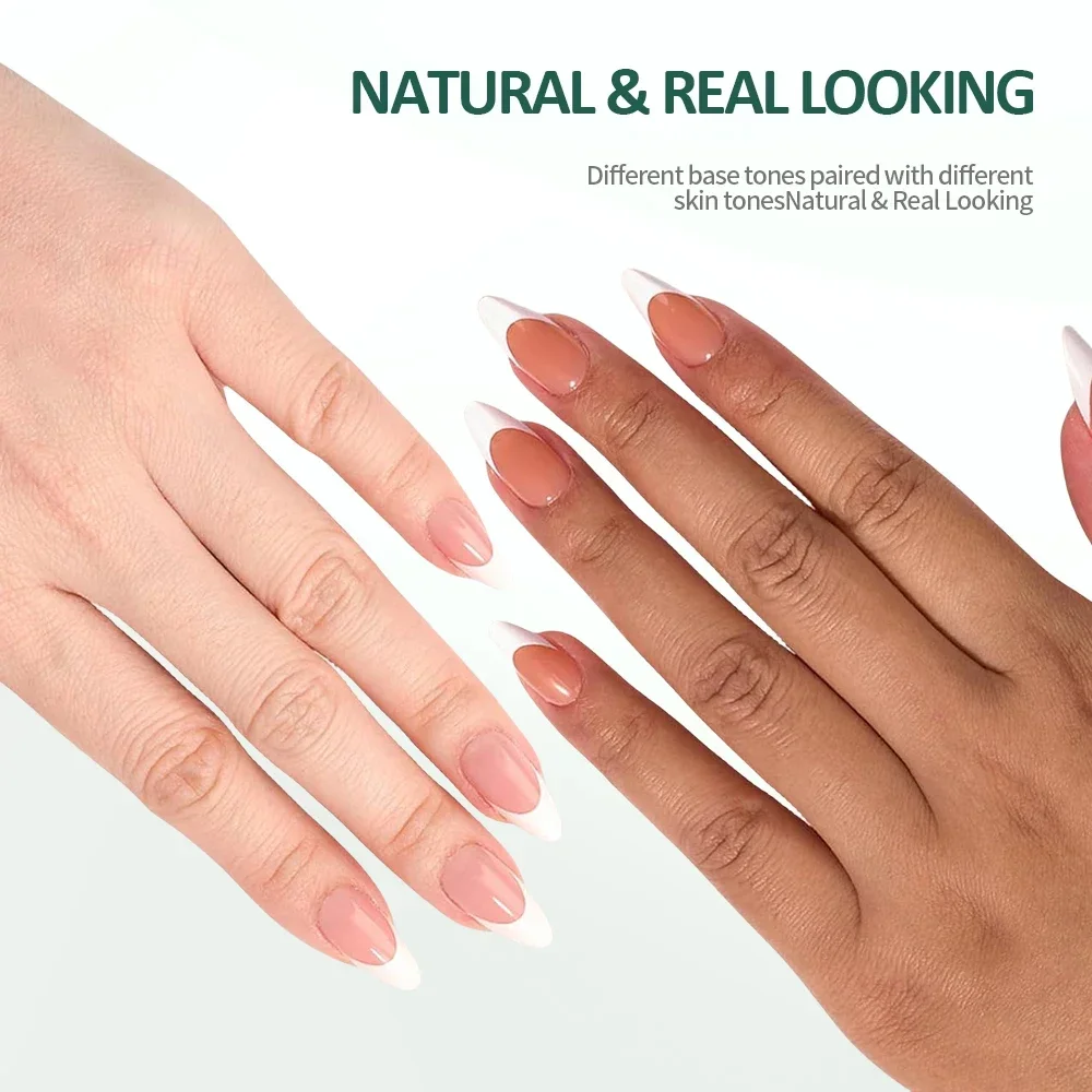 Nailpop 3 в 1 французские гелевые кончики для ногтей 150 шт - Фотография_3