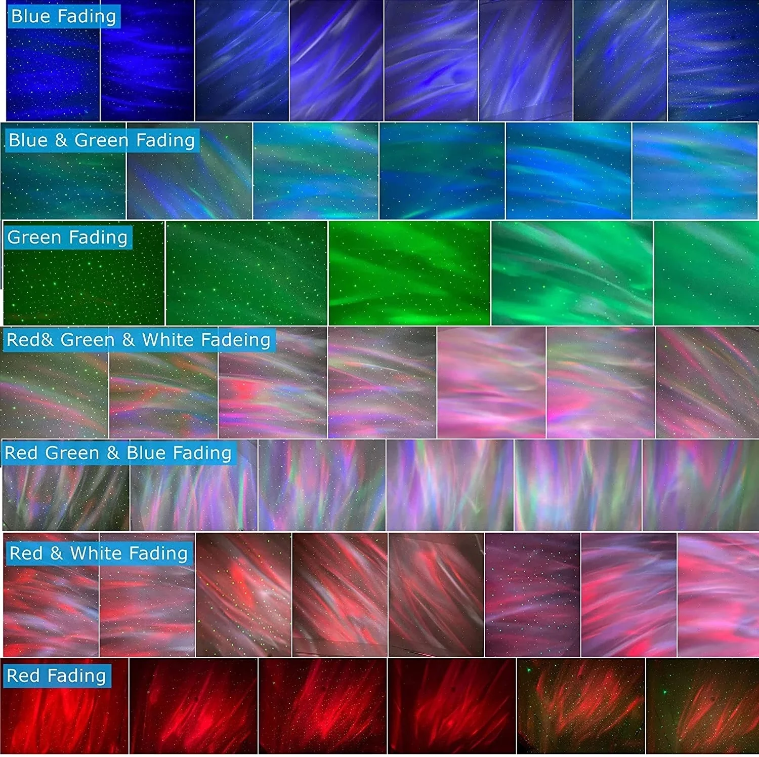 Проектор aurora star light galaxy для спальни - Фотография_3