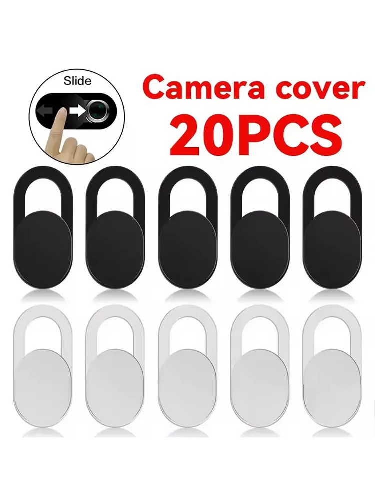 Черный пластиковый чехол для веб-камеры