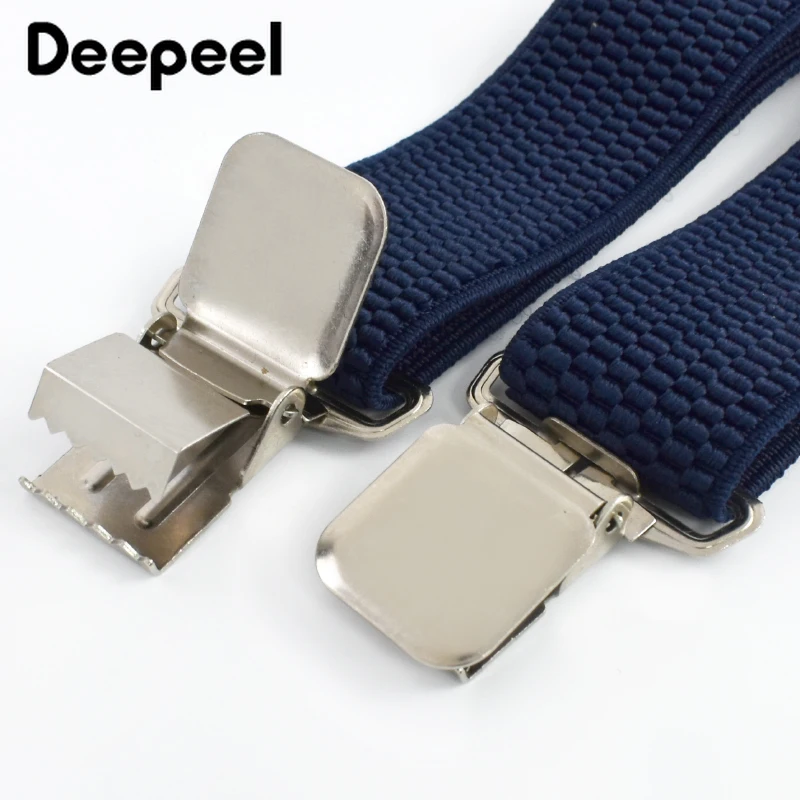 3,8*120 см, мужские подтяжки с 4 зажимами - Фотография_4