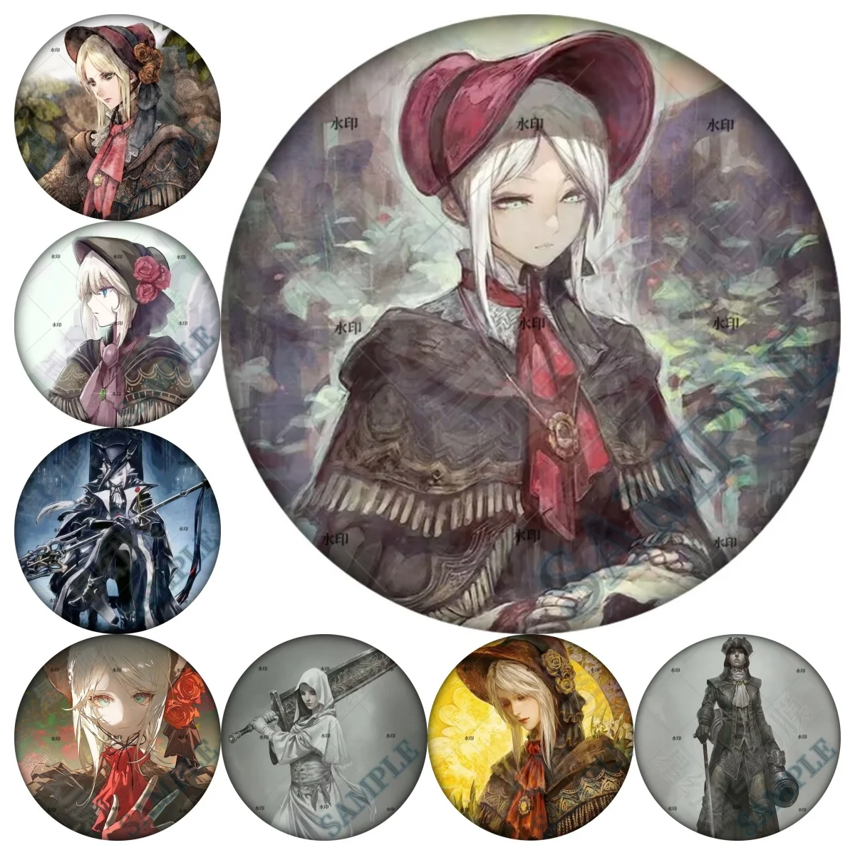 58 мм значок для косплея bloodborne - Фотография_2