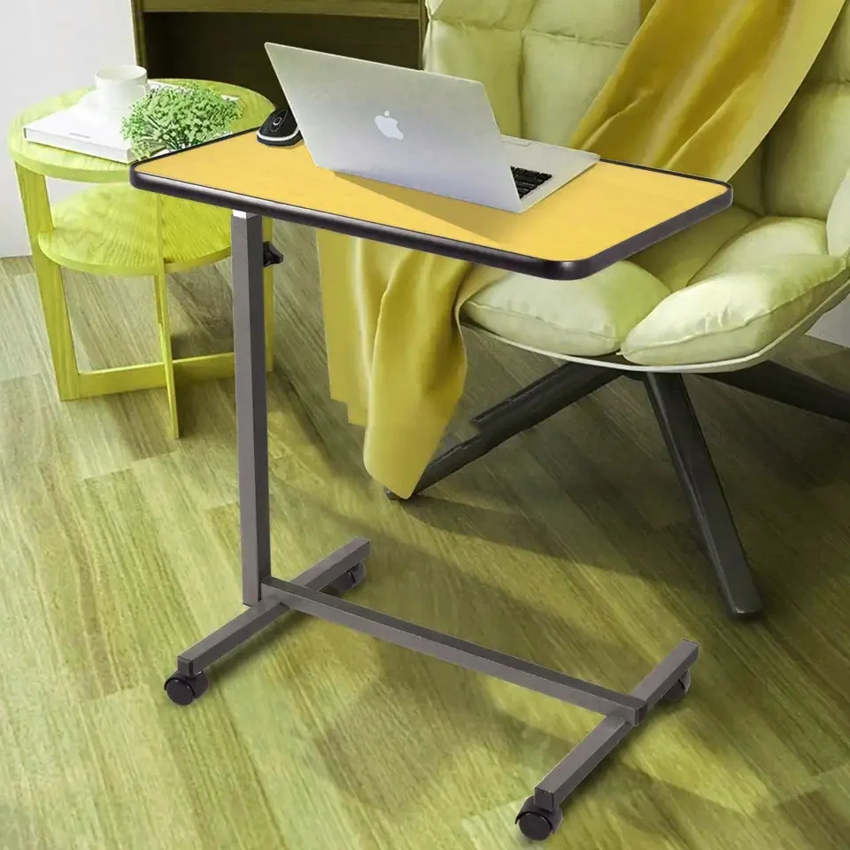 Многоцелевой мобильный боковой стол для домашнего офиса над кроватью - Фотография_5