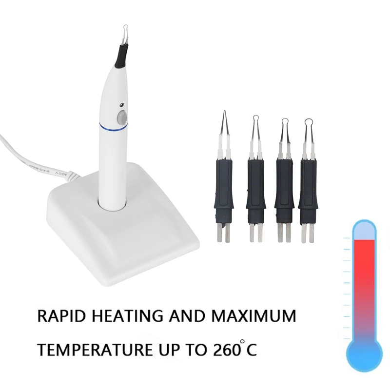 Нагревательная ручка jumtop dental endo gutta с 4 наконечниками - Фотография_4