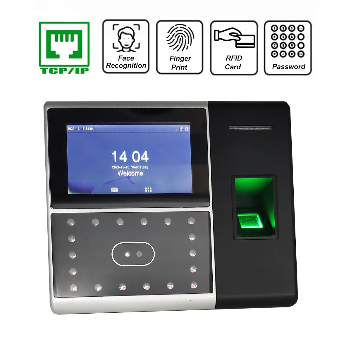 Биометрическая система распознавания лиц zktime iface302 tcp/ip