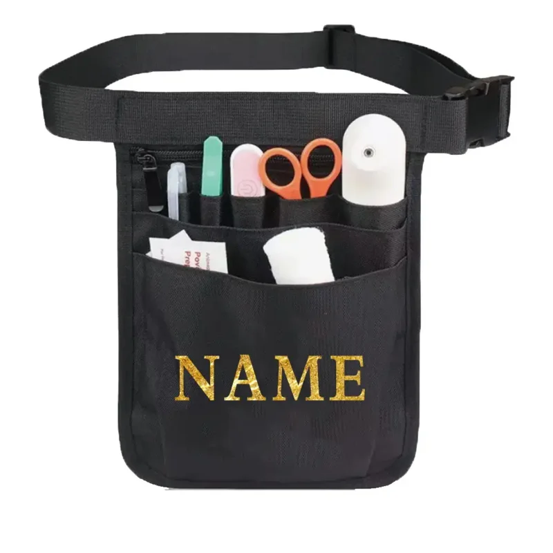 Настраиваемая черная поясная сумка - Фотография_4