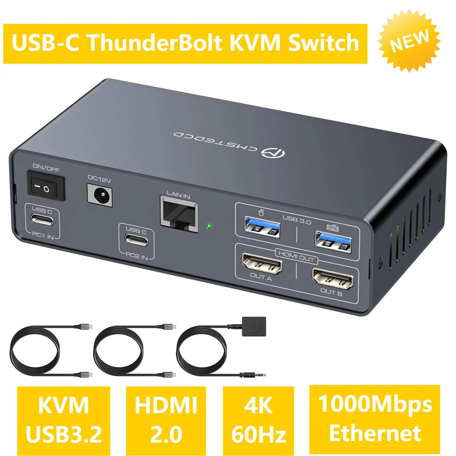 Kvm-переключатель usb c