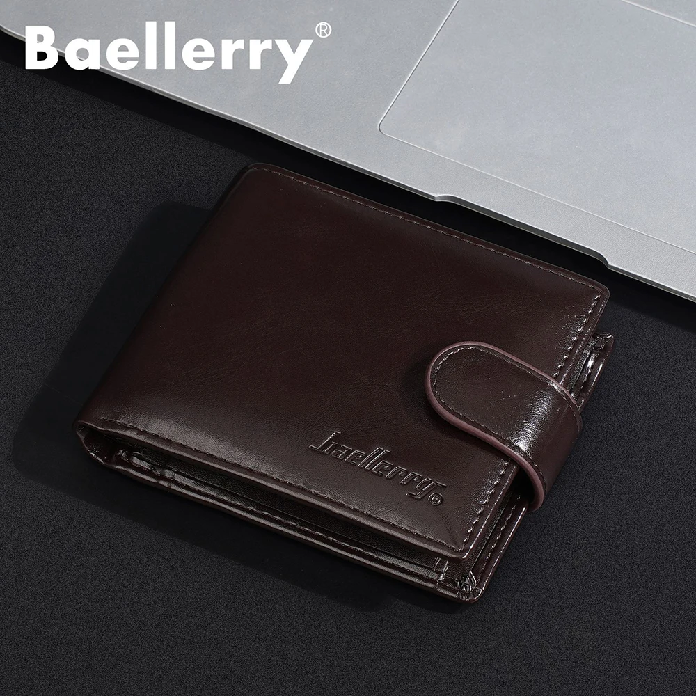 Baellerry новые короткие мужские кошельки на молнии с карманом для монет - Фотография_5