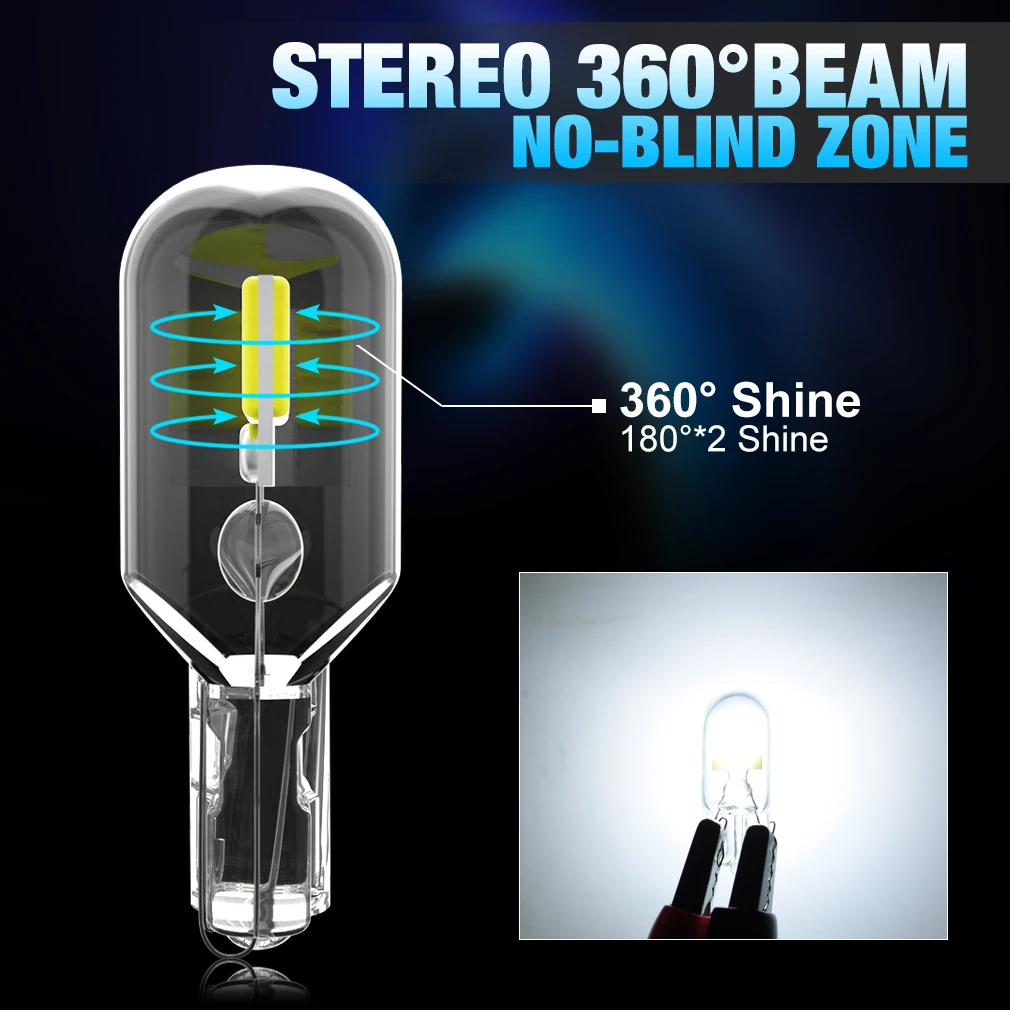 2x w5w t10 led canbus no error - Фотография_5