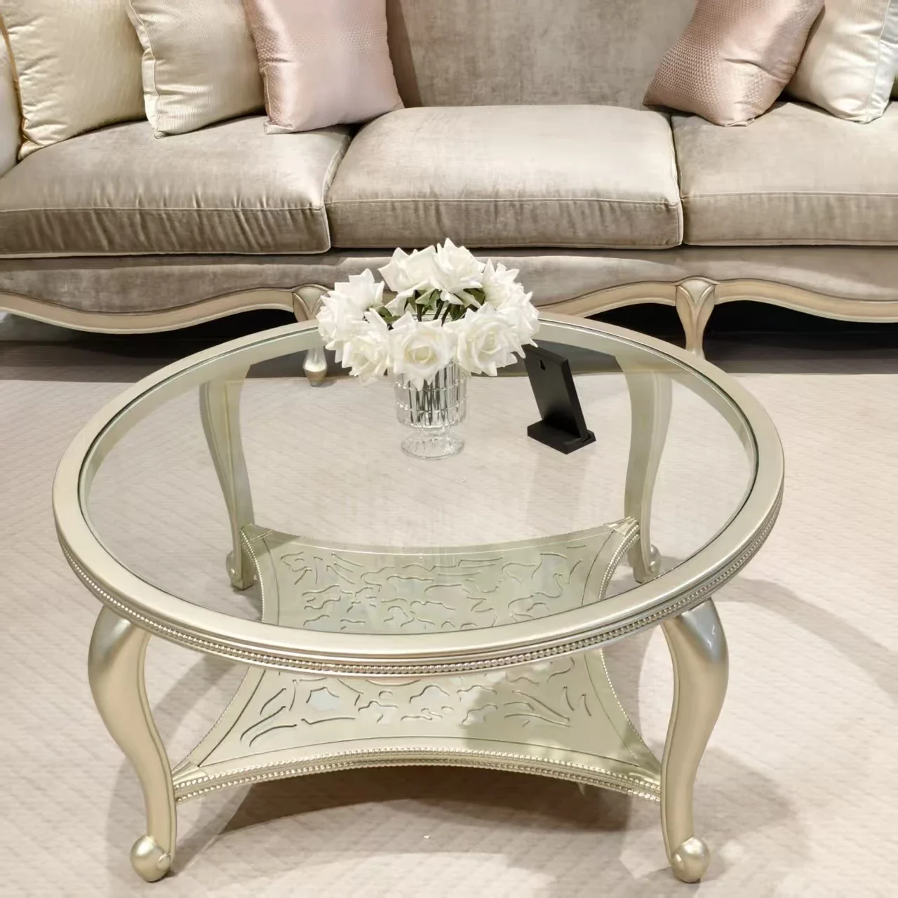 01 yj19 американский светлый роскошный журнальный столик