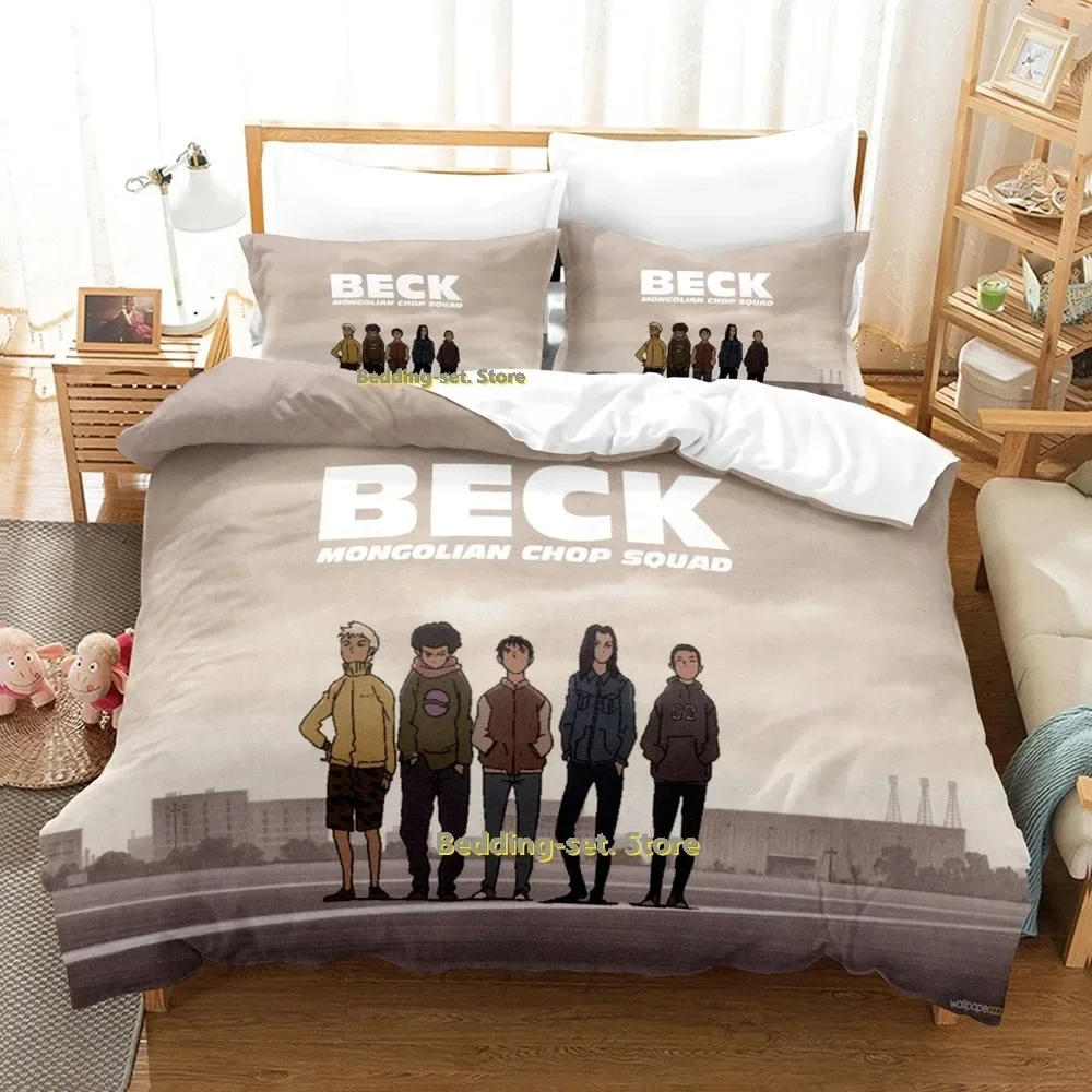 Комплект постельного белья anime beck single twin full queen king size