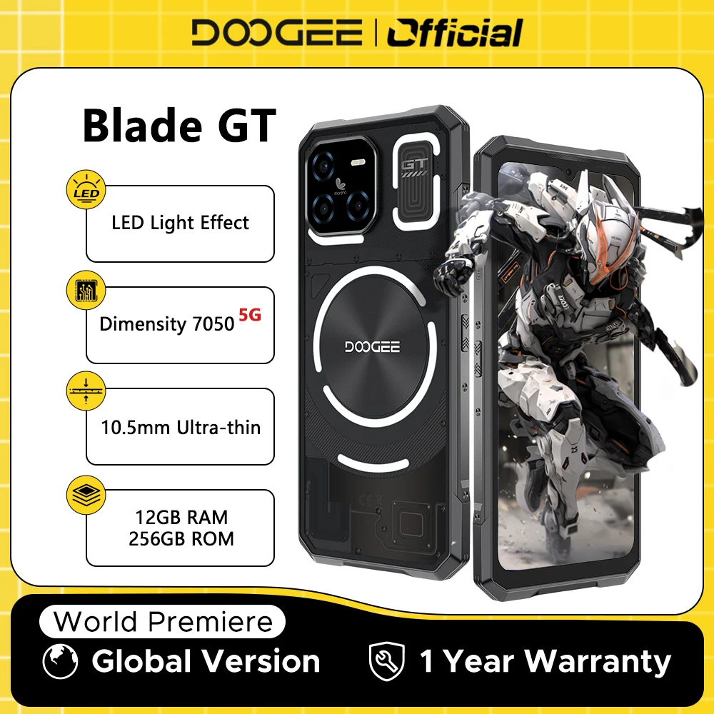 Мировая премьера doogee blade gt прочный телефон 6