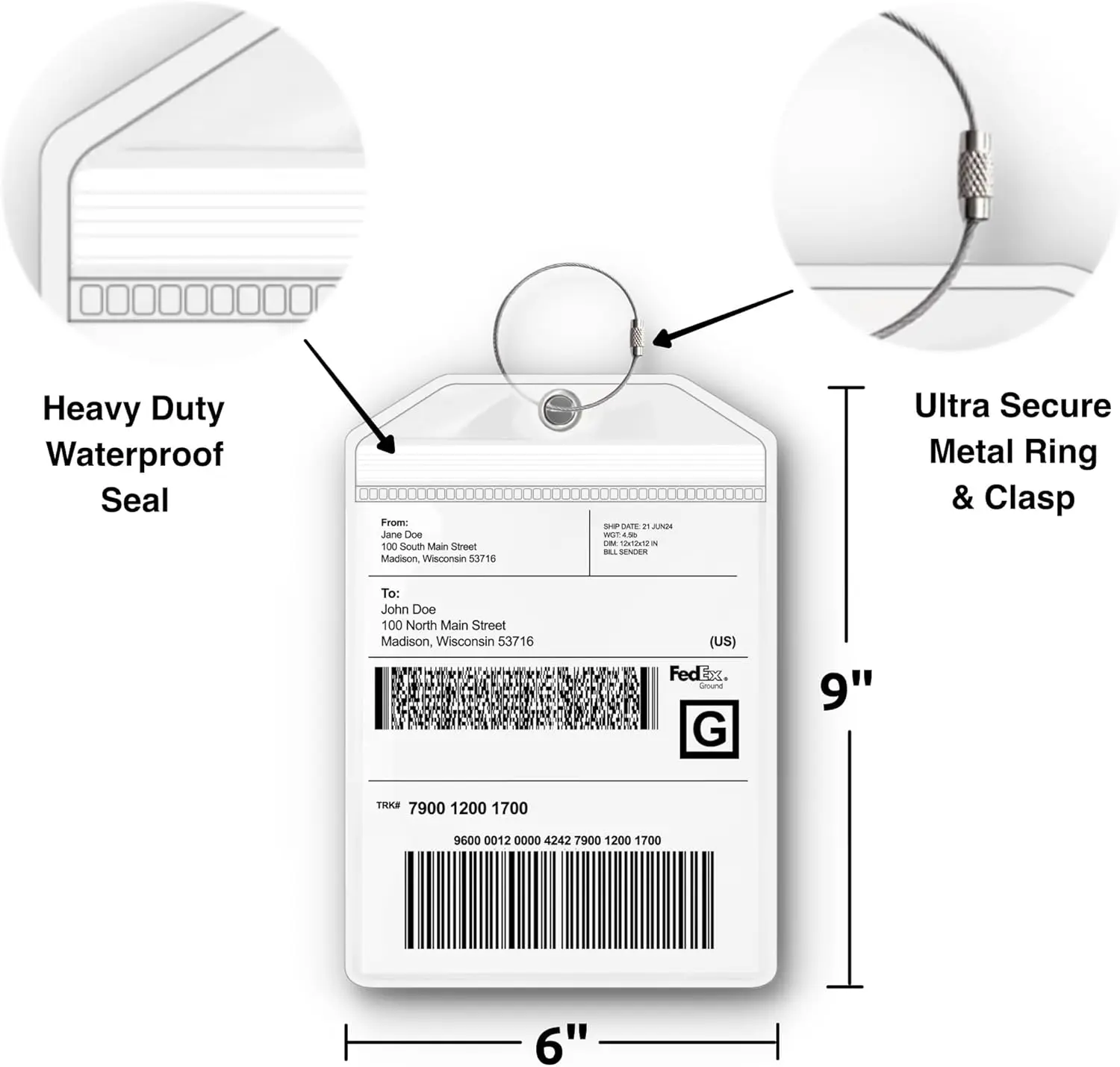 Багажная бирка для сумки для гольфа - Фотография_3