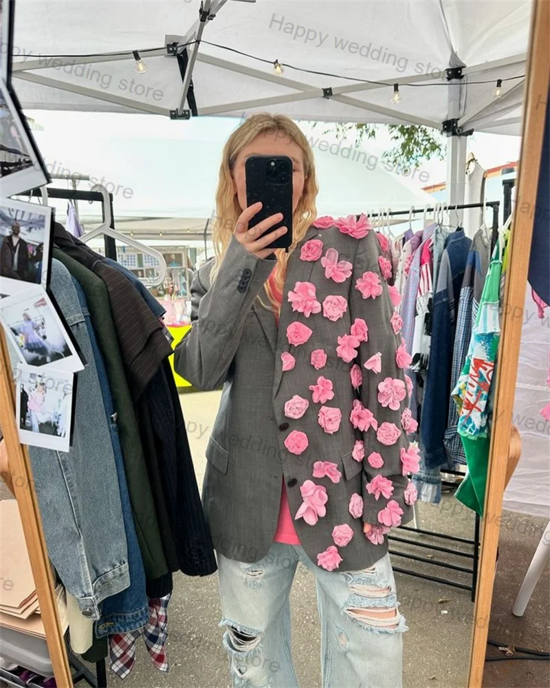 Синий женский костюм - Фотография_3