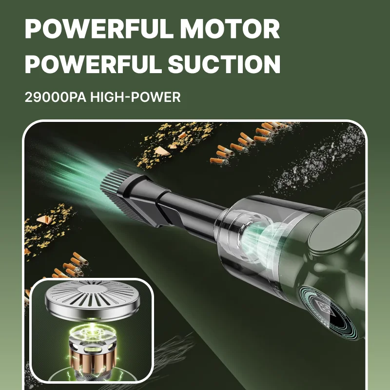 Портативный беспроводной пылесос |   мощная - Фотография_3