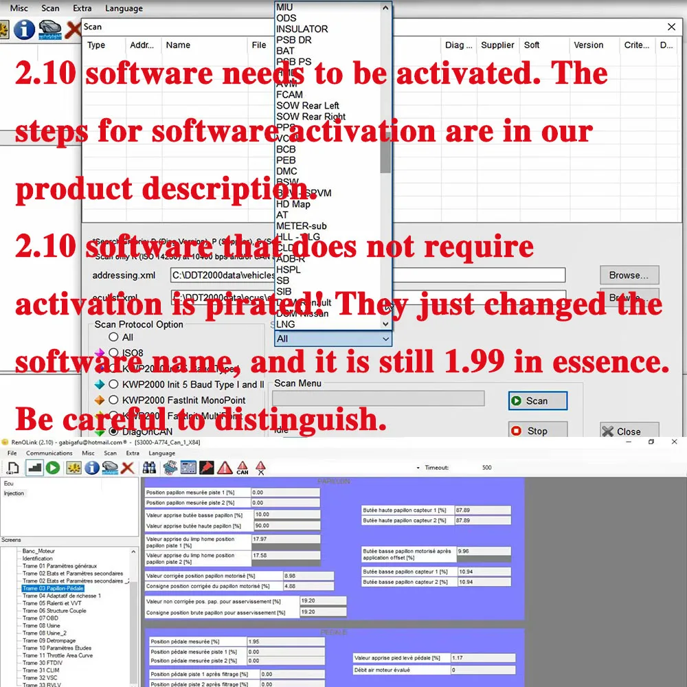 Программное обеспечение renolink v2.10 для renault renolink v1.99 v1.87 - Фотография_4