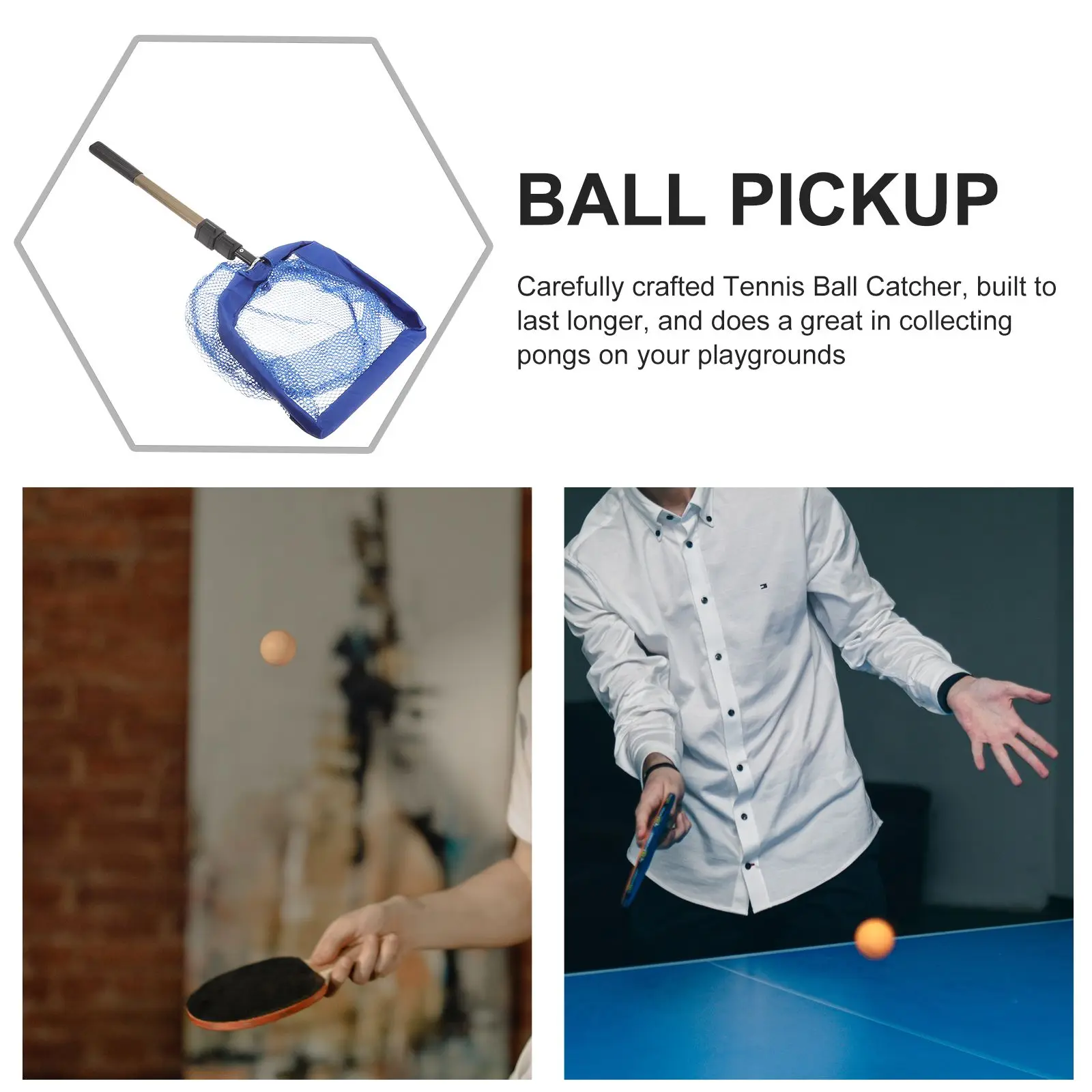 Складной телескопический сборщик мячей из алюминиевого сплава - Фотография_4