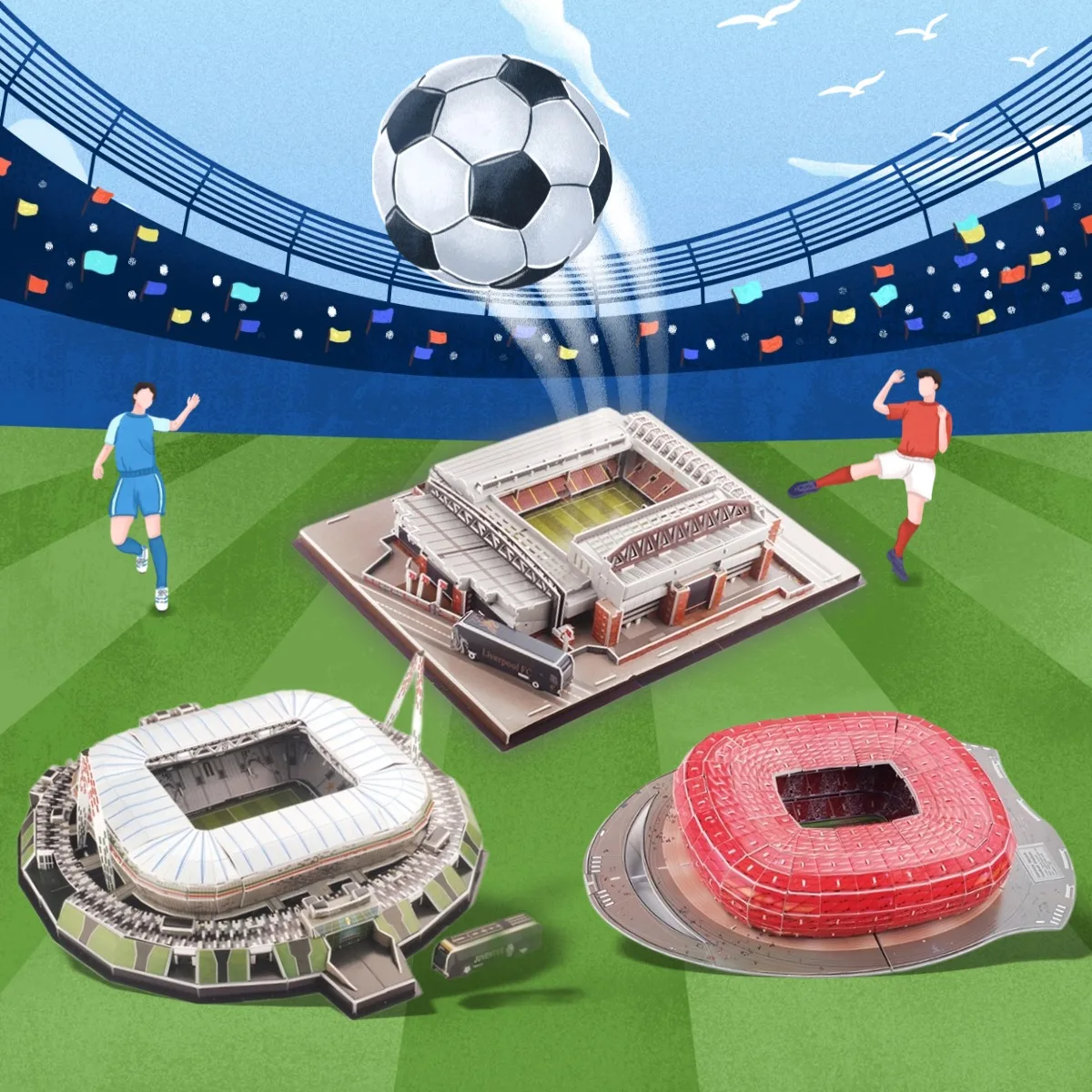 Спортивные футбольные игрушки 3d - Фотография_2