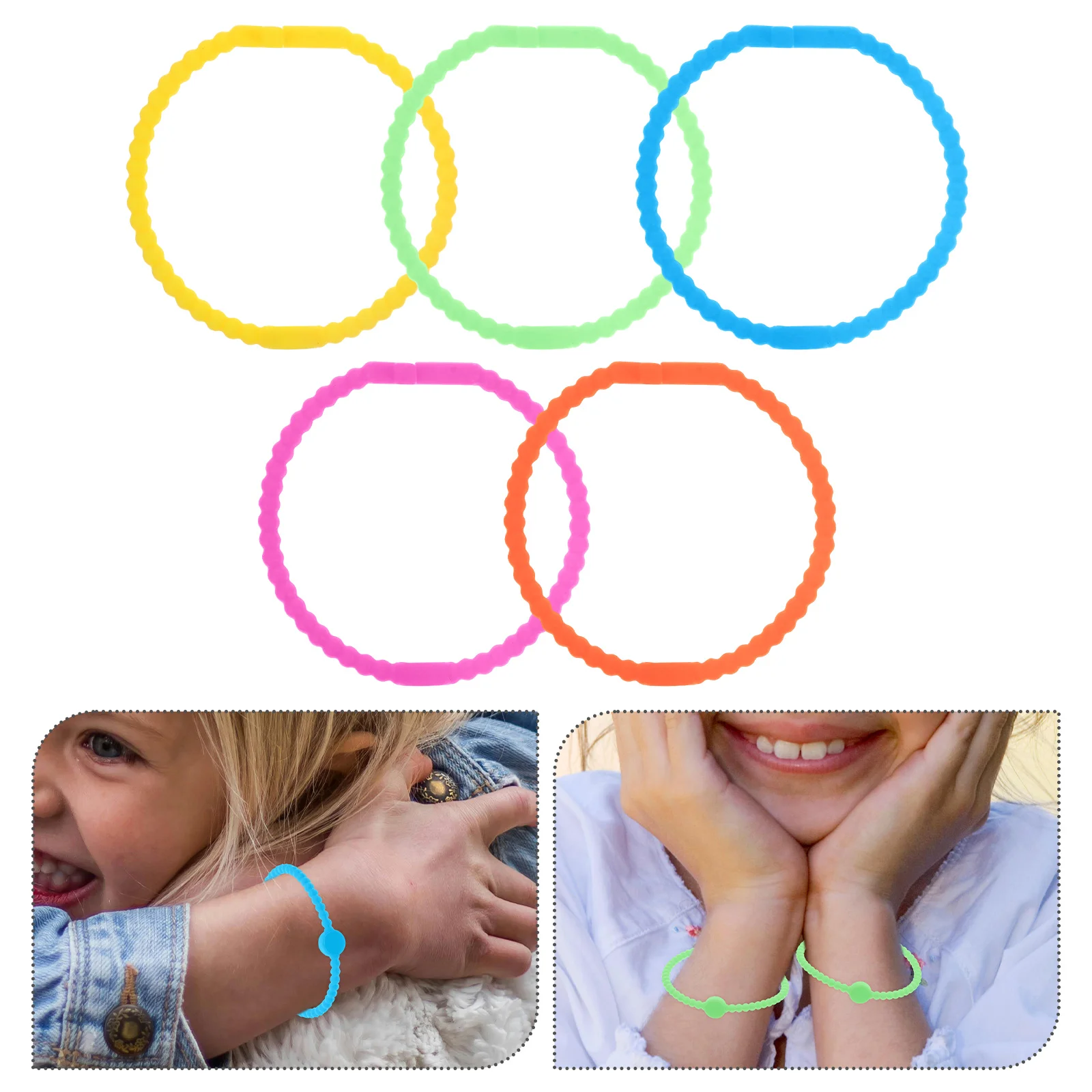 Спортивные красочные браслеты эластичные - Фотография_6