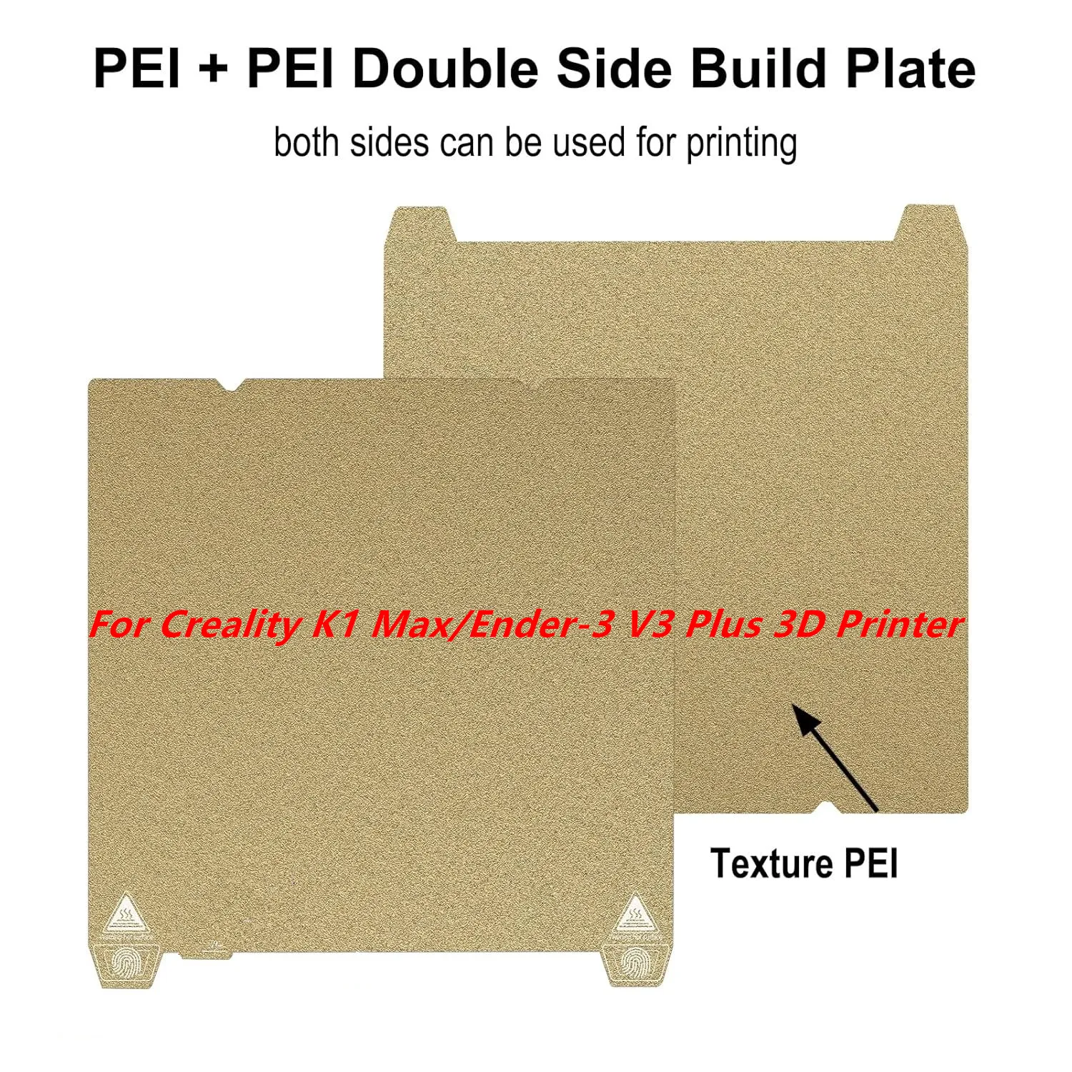 Обновленная объединительная пластина pei 310x315 мм для ender-3 v3 plus