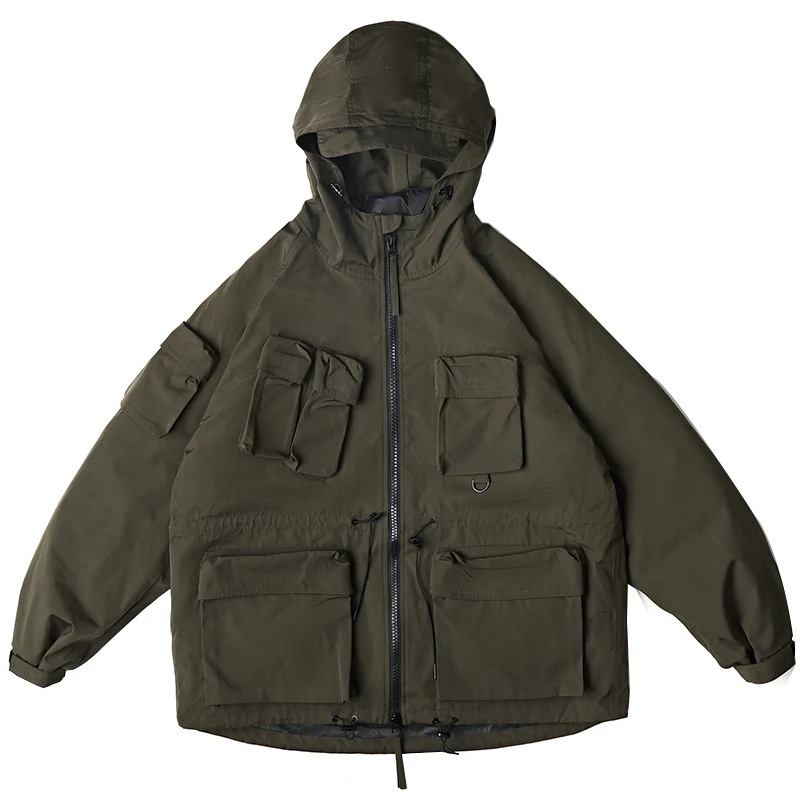 Зимняя американская высококачественная уличная куртка-пуховик с капюшоном - Фотография_5