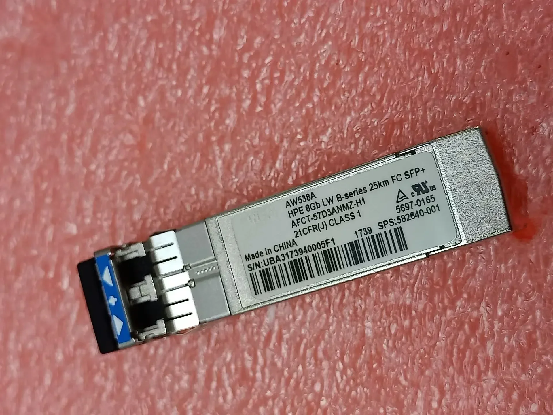 Aw538a 8g 25km lw fc sfp+ 5697-0165