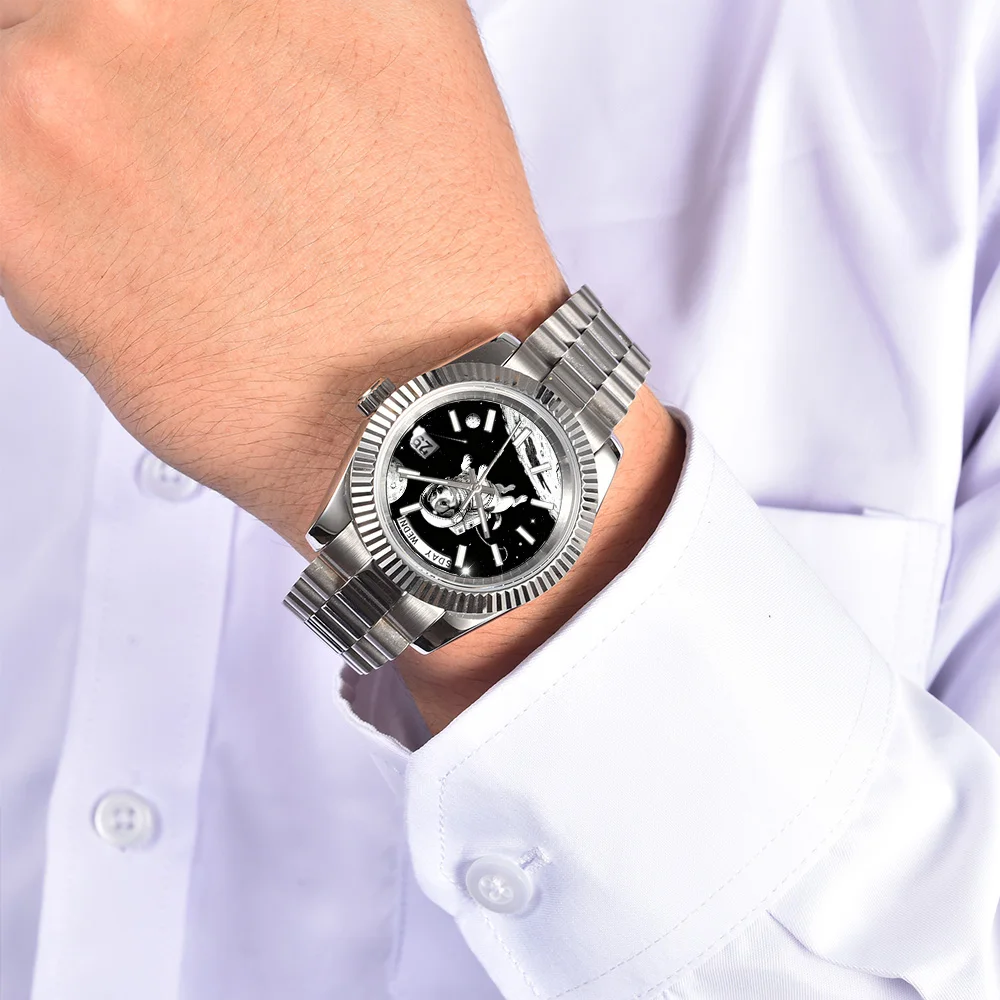 Креативные мужские часы 40 мм/36 мм - Фотография_3