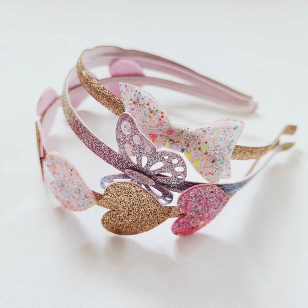 Детская повязка для волос с сердечками - Фотография_6