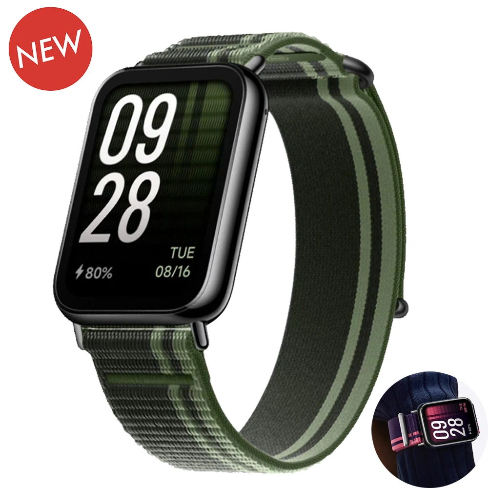 Оригинальный нейлоновый ремешок для xiaomi mi band 8 pro