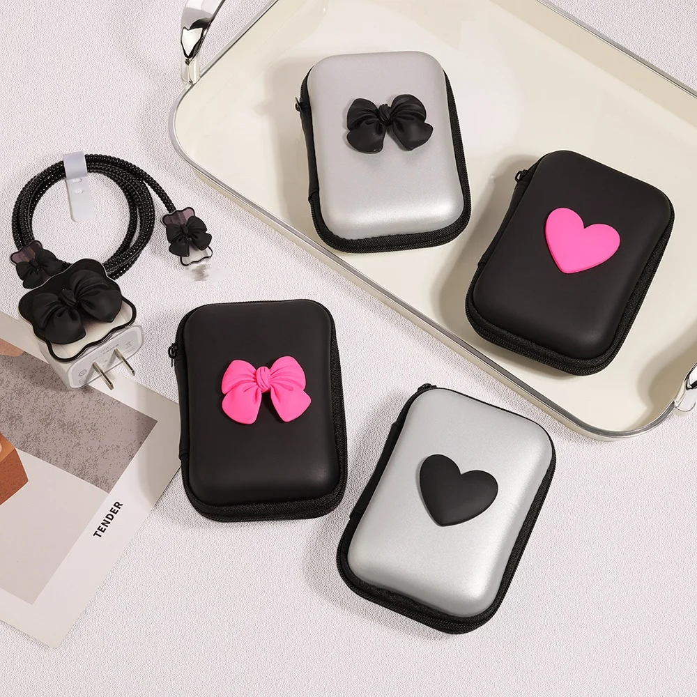 Новый милый дорожный органайзер с бантом в форме сердца - Фотография_2