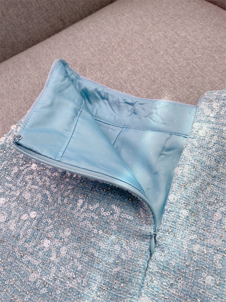 Женский твидовый костюм «богатство» - Фотография_5