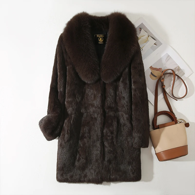 Новинка 100% натуральная шуба из - Фотография_2