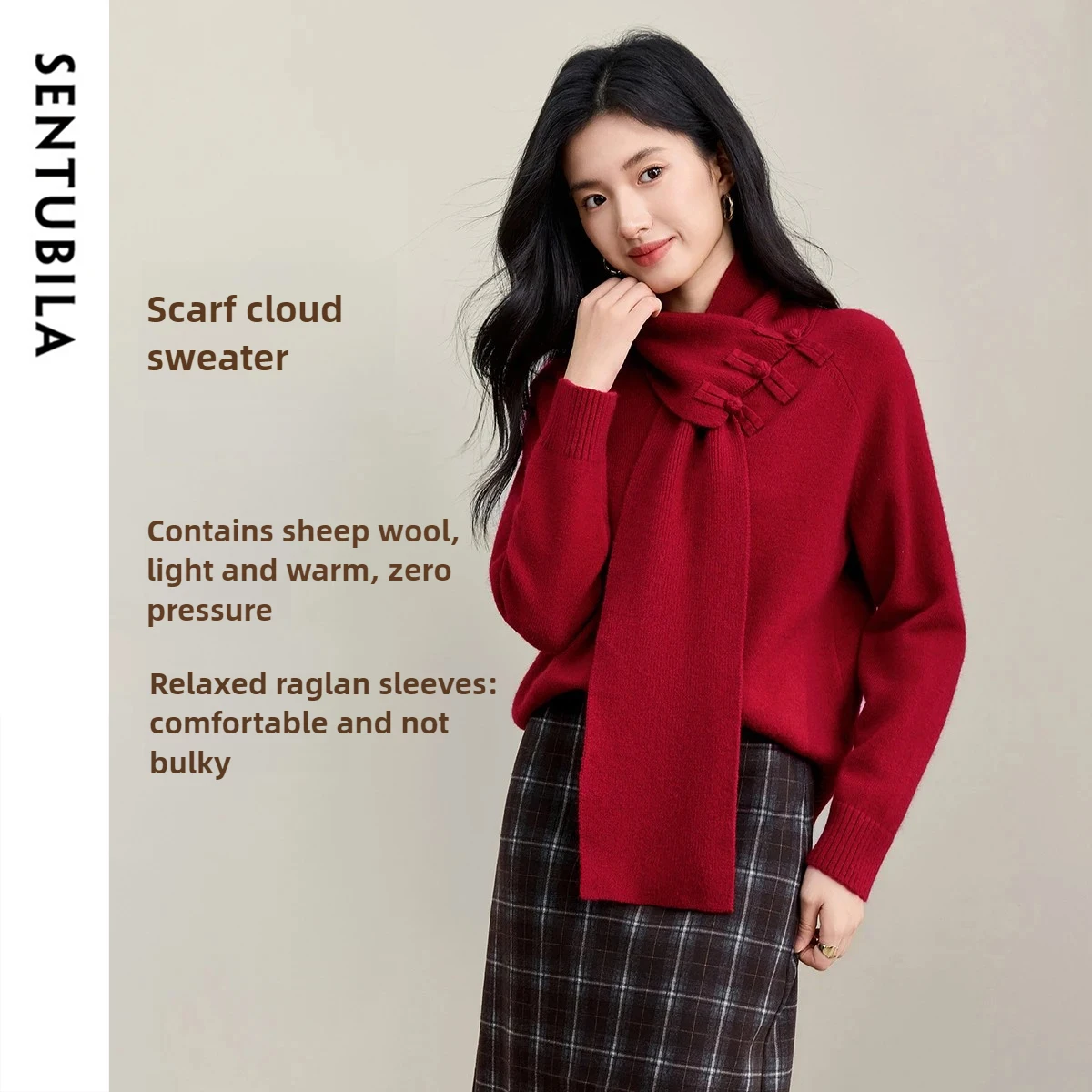 Sentubila женский вязаный пуловер