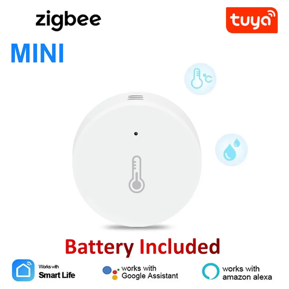 Датчик температуры и влажности tuya zigbee 3