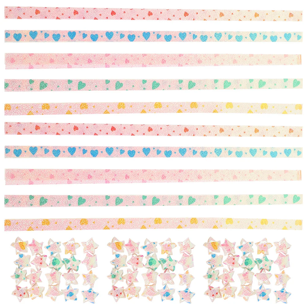 Бумажные полоски со звездами оригами - Фотография_2