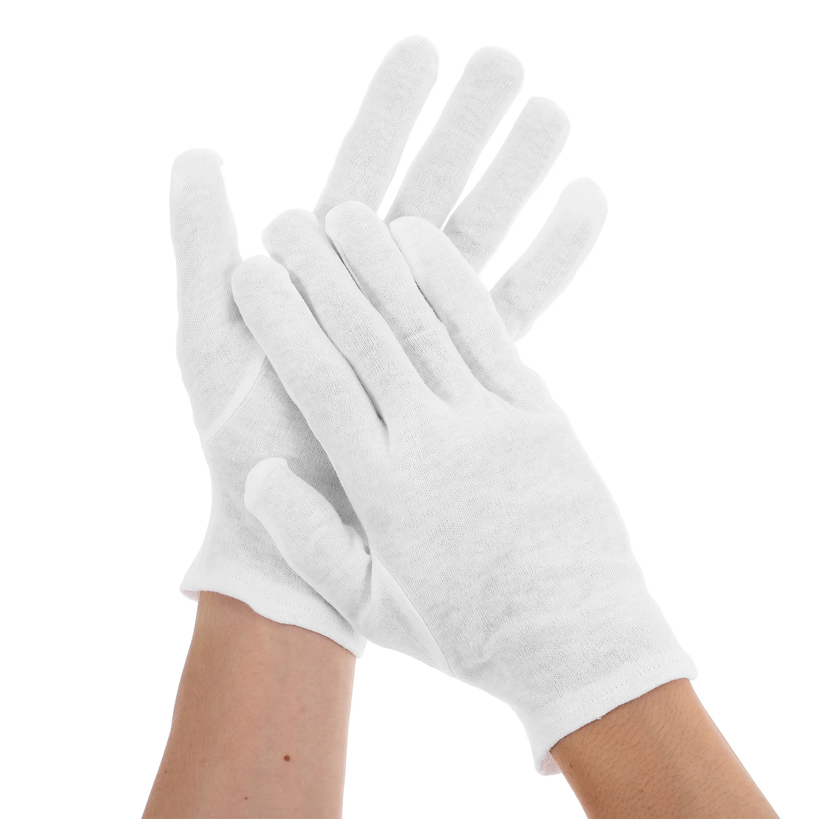 Прочные хлопковые рабочие перчатки - Фотография_5