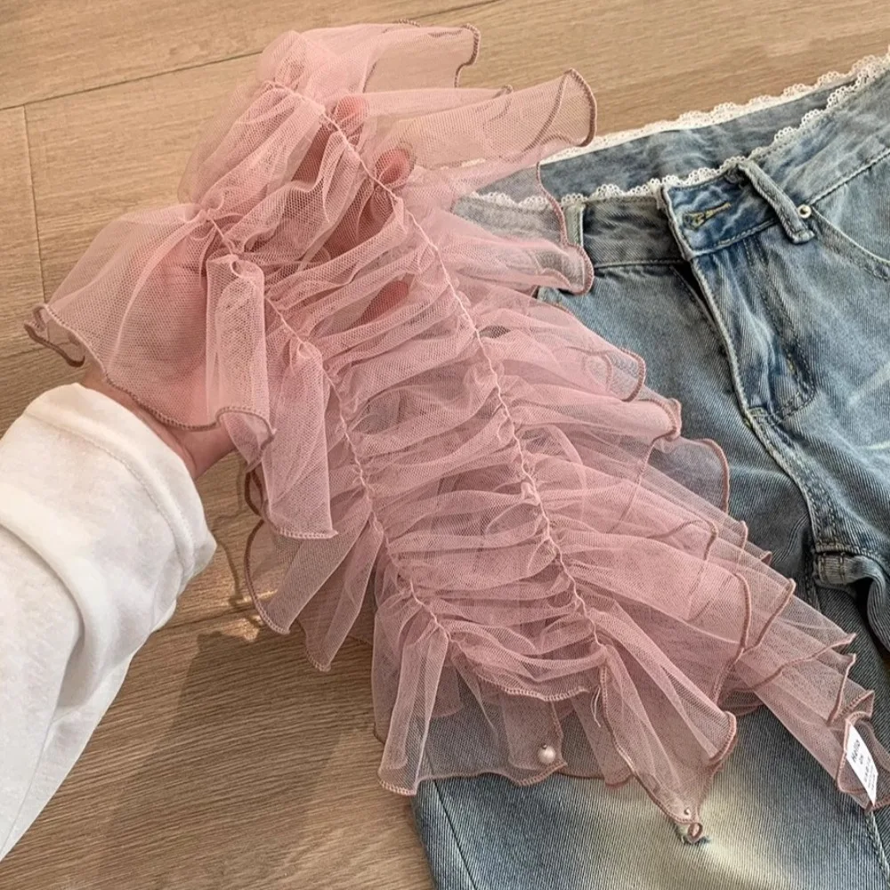 Милые балетные сетчатые мини-юбки y2k - Фотография_2