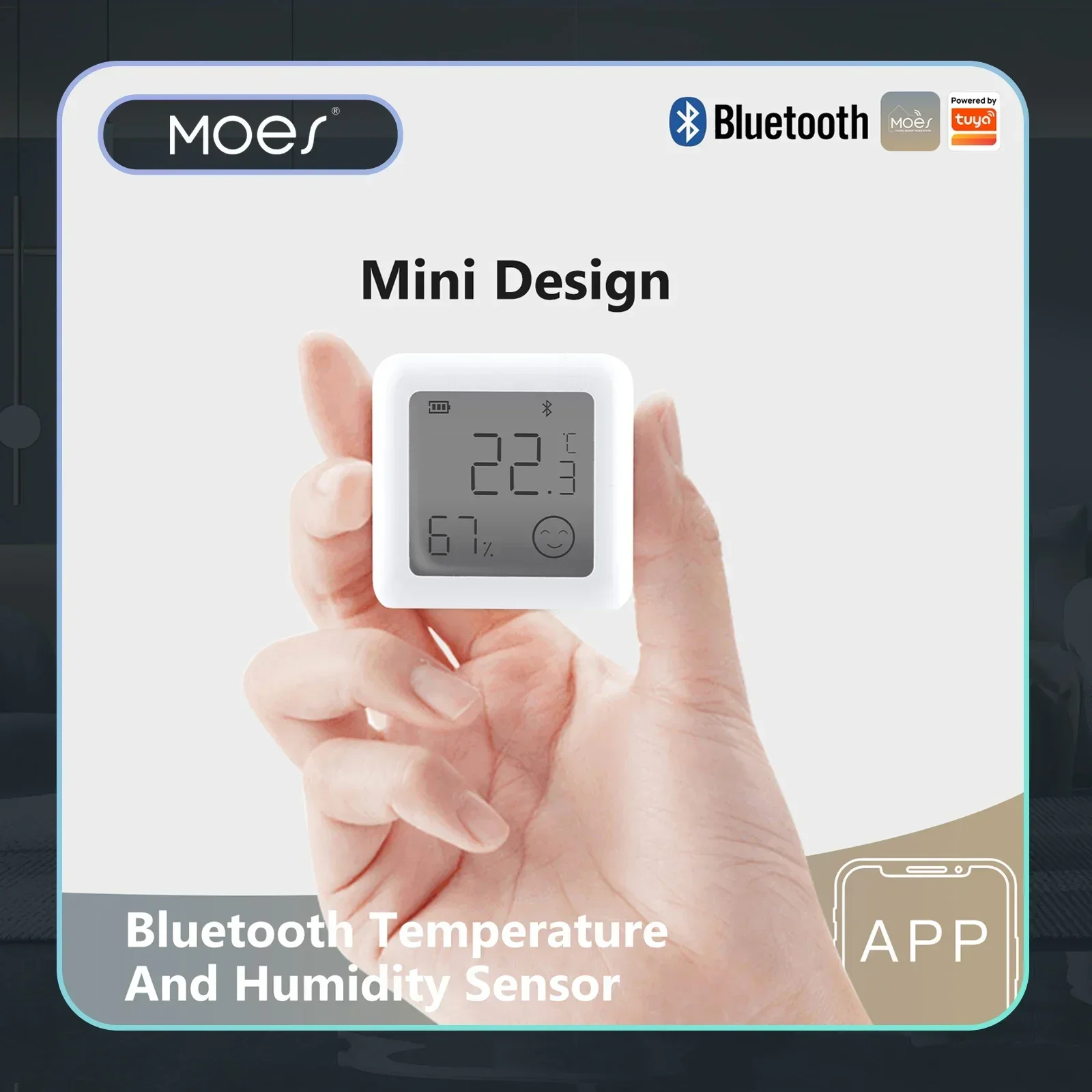 Moes tuya bluetooth умный датчик