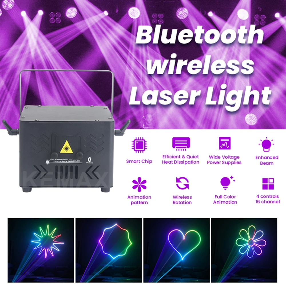Bluetooth lazer light 3w 5w app - Фотография_2