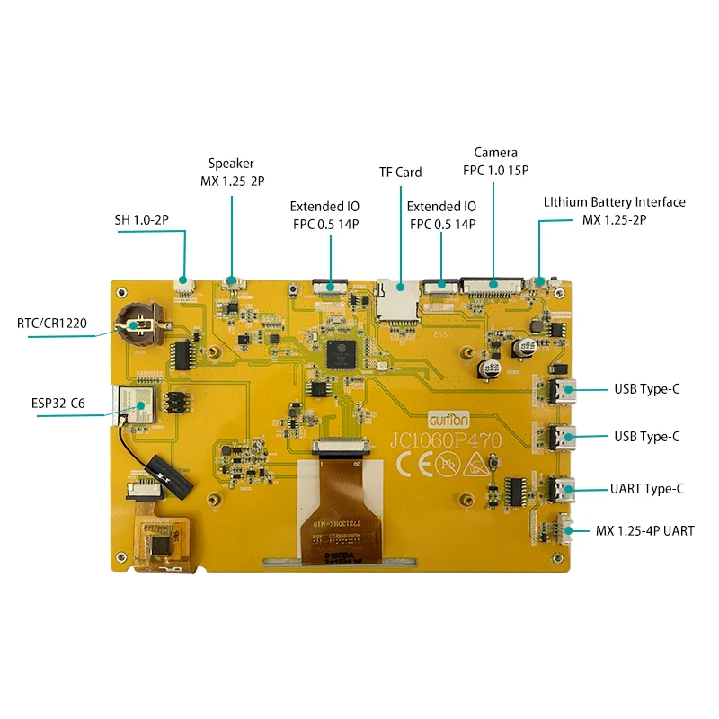 Esp32p4 32m psram 16m flash mipi - Фотография_6