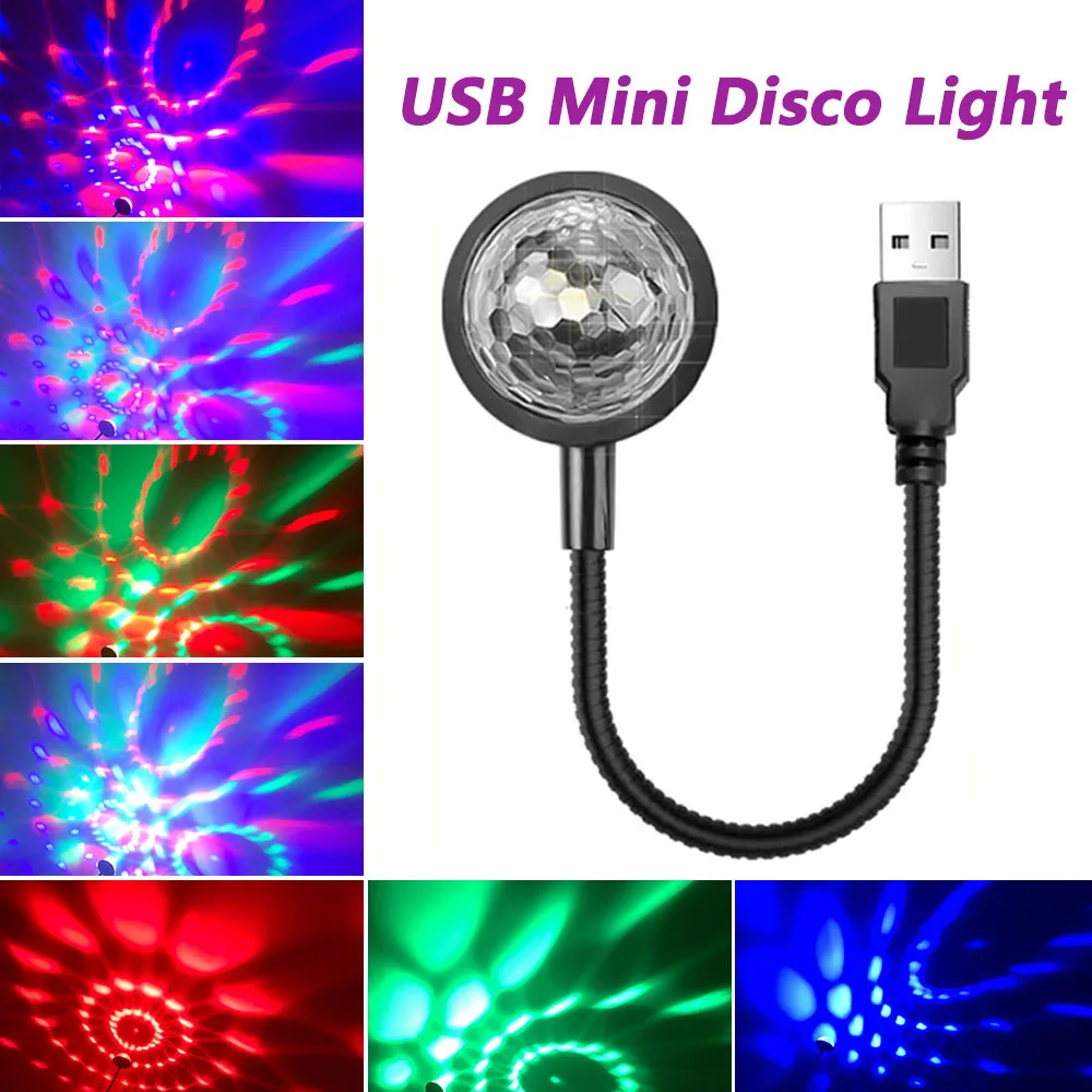 Dj lighting sound party auto usb