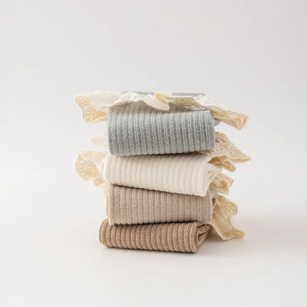 5 пар детских носков с рюшами и краями - Фотография_4