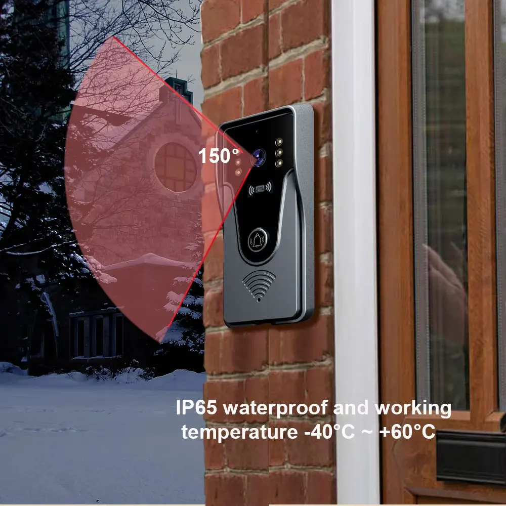 10-дюймовый цветной сенсорный экран tuya 1080p - Фотография_4