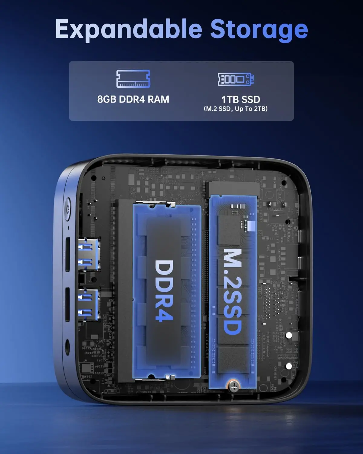 Nipogi мини-пк intel alder lake n150 16 гб озу 1 тб m - Фотография_4