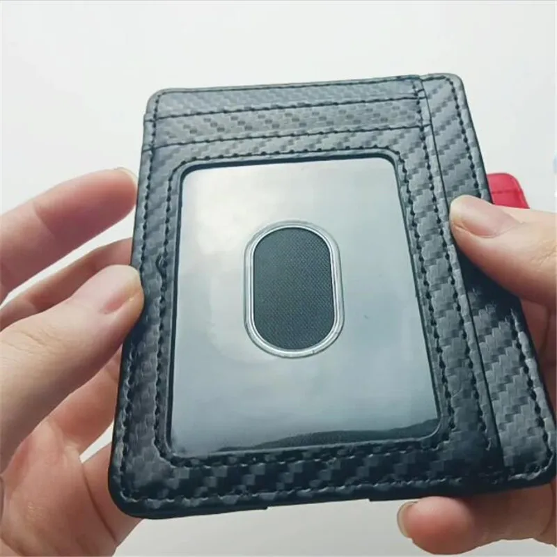 Тонкий кожаный кошелек с блокировкой rfid - Фотография_2