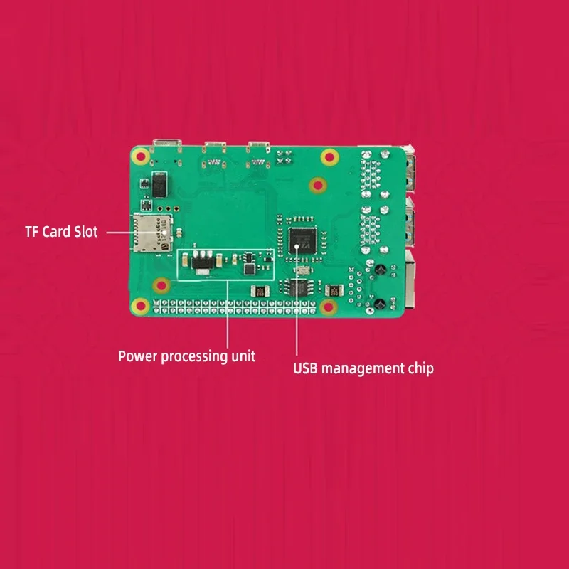 Плата ввода-вывода raspberry pi cm4 для компьютера raspberry pi - Фотография_3