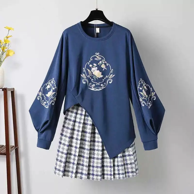 Улучшенная версия толстовки hanfu большого размера